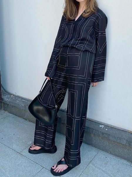 

womens two piece pants rowling chic letter graphic printing women sports suit cotton cozy femme sweatshirts casual classic vintage lady trou, White