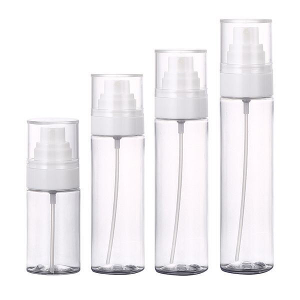 

100pcs 50ml 80ml 100ml 120ml liquid sprayer bottle mist pump makeup cosmetic atomizers spraying portable travel bottle