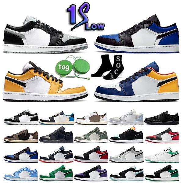 

lows 1 1s basketball shoes mens sports wolf grey unc fragment gym red game royal bred white paris panda pine green women jumpman trainers