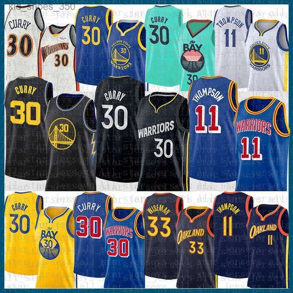 

11 stephen curry james wiseman basketball jersey golden mens state brown warriores 30 33 klay thompson silver red