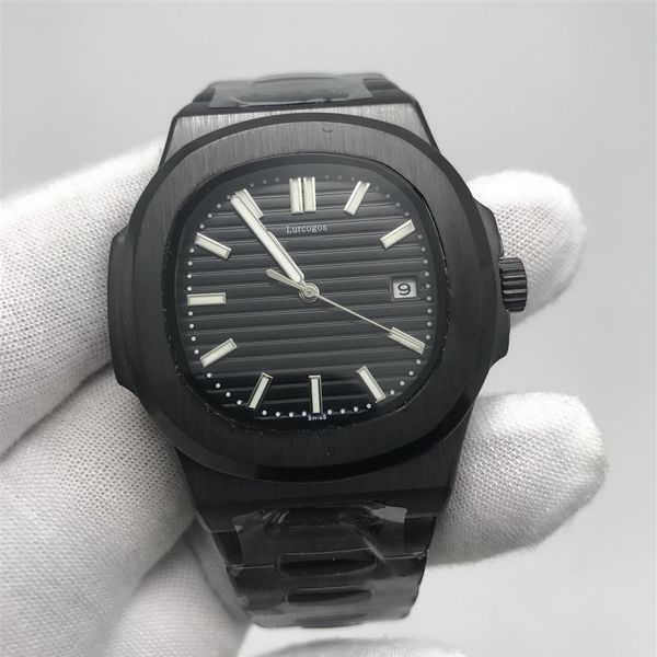 

2019 new fashion 19 colors mens watch automatic self winding glide sooth second hand sapphire glass silver watches p-p wristwatch346t, Slivery;brown