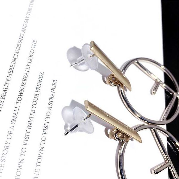 

2023 designer new s925 silver needle creative circle letter earrings exaggerated big earrings asian gold star same female, Golden