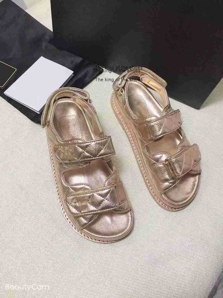 

slipperswhite black 2022 leather mules slides strap flats printed dad sandals hook and loop beach shoes imported sheepskin lining size 35-42