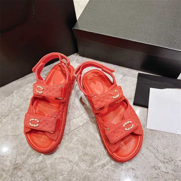 

luxury design sandals 2023 fashion channel women summer high heels leather cross lace up student casual slippers 08-0034, Black