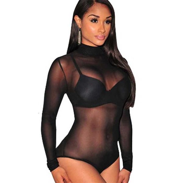 

underwear black tight gauze perspective conjoined not open file pajamas long sleeve allure clothing 9001, Black;white