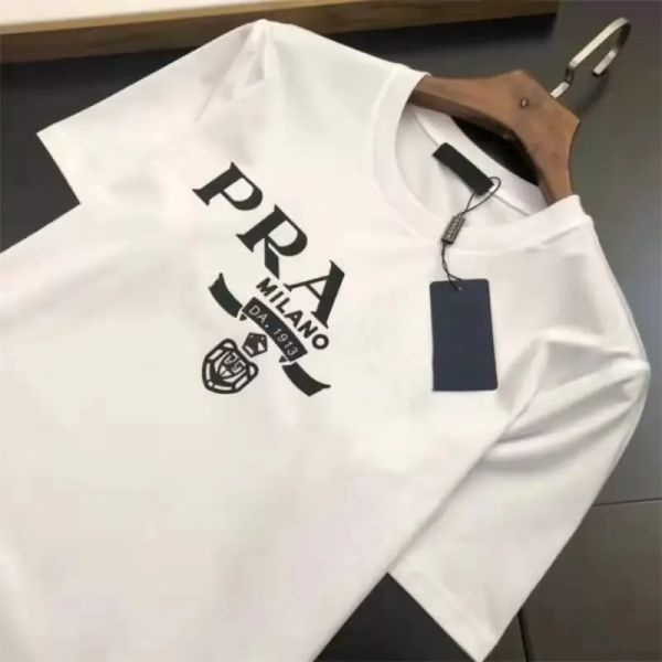 

23 designer t shirt luxury brand tees print palms t shirts mens womens angles short sleeve casual crew neck clothing clothes, White;black