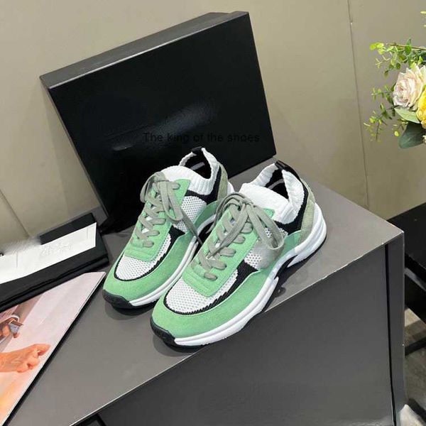 

casual shoes small fragrant women's 22 years old lovers new c family lace up mesh casual shoes color matching breathable inner thick so, Black