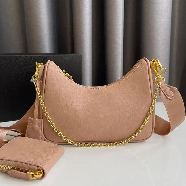 

7a sale 3 piece womens luxurys designers bags handbags cleo hobo purses nylon chain lady handbag crossbody shoulder wholesale totes fashion