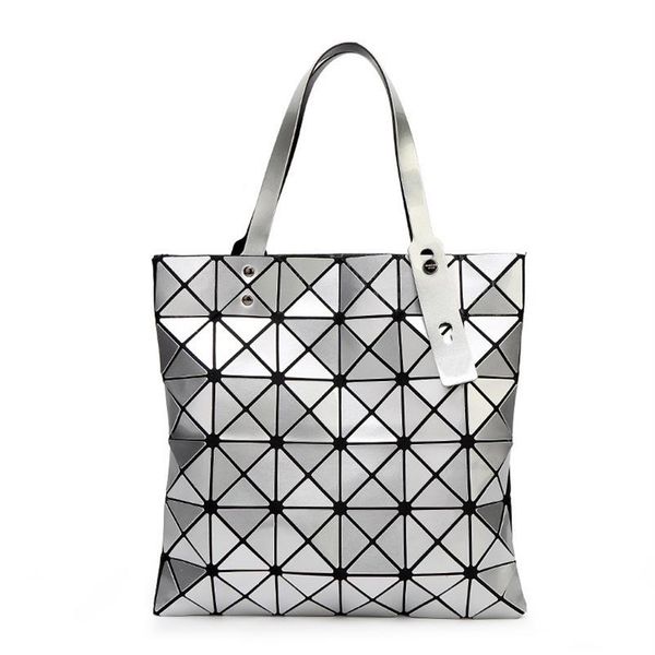 

2021 new fashion women's bag sequin geometric lingge trend one shoulder portable japanese laser278o, Black;red