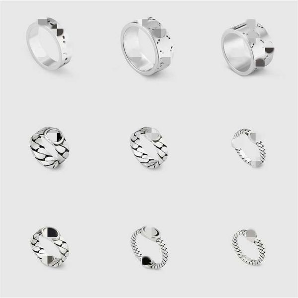 

2023 designer new jewelry 925 silver/double ring bracelet necklace sterling silver copper edition live broadcast advantages