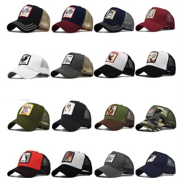 

men's animal farm snap back trucker wolf mh animals embroidery cock baseball caps men women snapback hip hop hat293p, Blue;gray