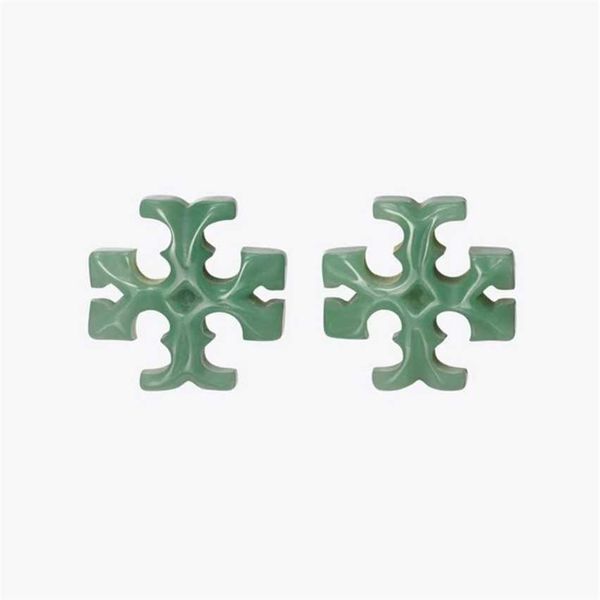 

2023 designer new fashion jewelry east gate independent packaging solid color temperament women's resin synthetic, Golden