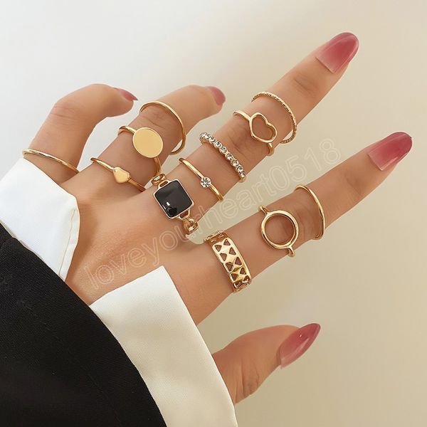 

hip hop cross ring on finger chains adjustable jewelry rings for men women aesthetic rings 2023 trend accessories, Silver
