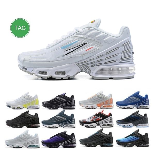 

2023 women men running shoes tn plus 3 tn3 mens fashion outdoor jogging walking trainers sports sneaker sneakers shoe og triple black white
