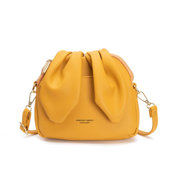 

niche design single crossbody bag 2023 fashion personality net celebrity bucket bag ins style rabbit ears small bag