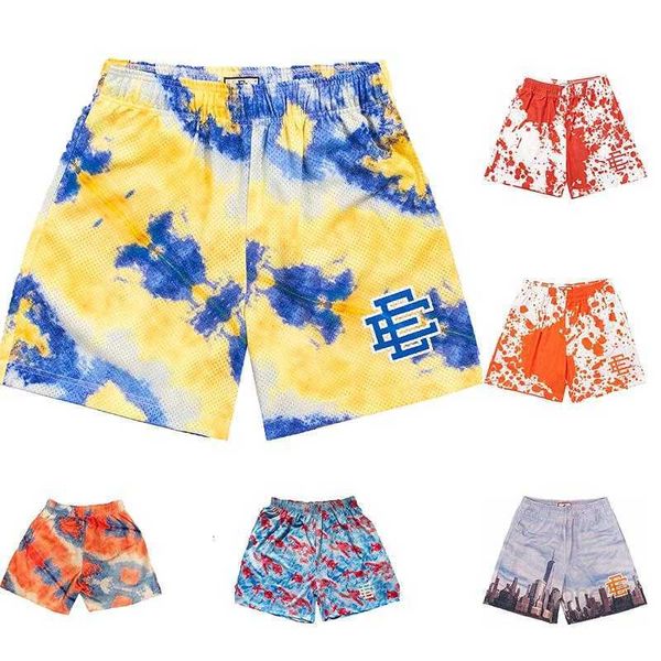 

men's shorts eric emanue ee basic 2022 male summer fitness fashion printing casual men street beach shorts, White;black