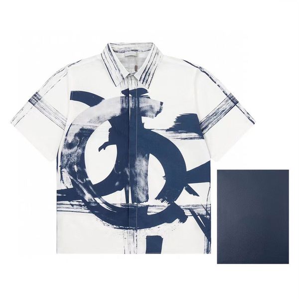 

men's plus tees & polos round neck embroidered and printed polar style summer wear with street pure cotton 22e254, Black;brown