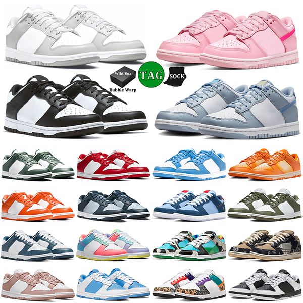 

with box low running shoes panda pink men women white black unc grey fog team green syracuse sail medium olive easter mens trainers outdoor