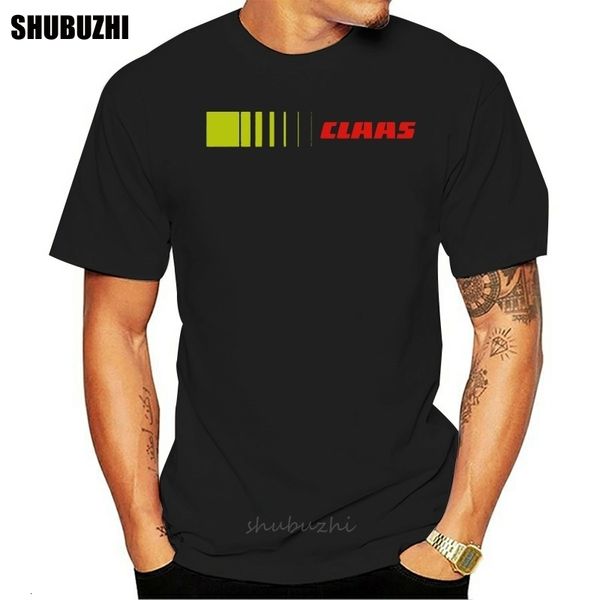 

mens tshirts claas tshirt various sizes colours tractor farming male brand teeshirt men summer cotton t shirt 230317, White;black