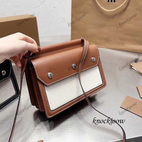 

designer print canvas spell leather bag crossbody bag double bread purse evening bag 230319