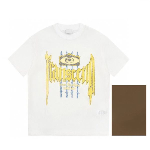 

men's plus tees & polos round neck embroidered and printed polar style summer wear with street pure cotton 22efw5w5, Black;brown