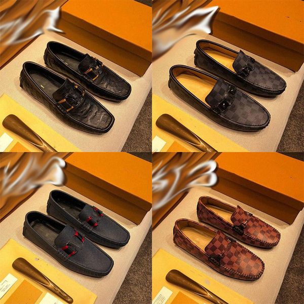 

classic designer casual shoes slip on luxurys retro dress sneakers metal buttons leather brand oxford men's casual shoes monte carlo mo, Black