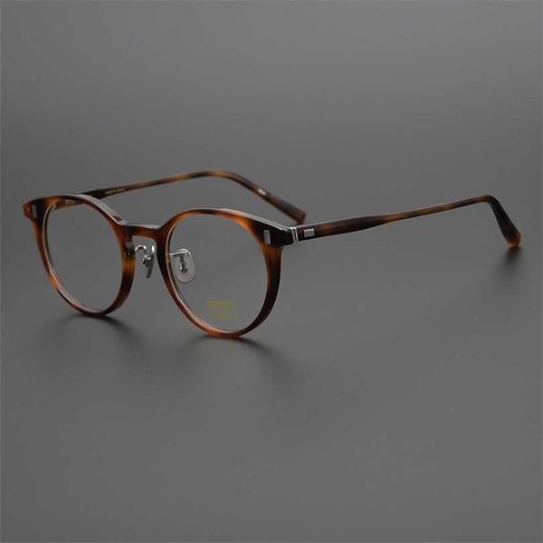 

sunglasses 2023 new light luxury tortoiseshell texture plate vintage handmade glasses long face oval high grade man, White;black
