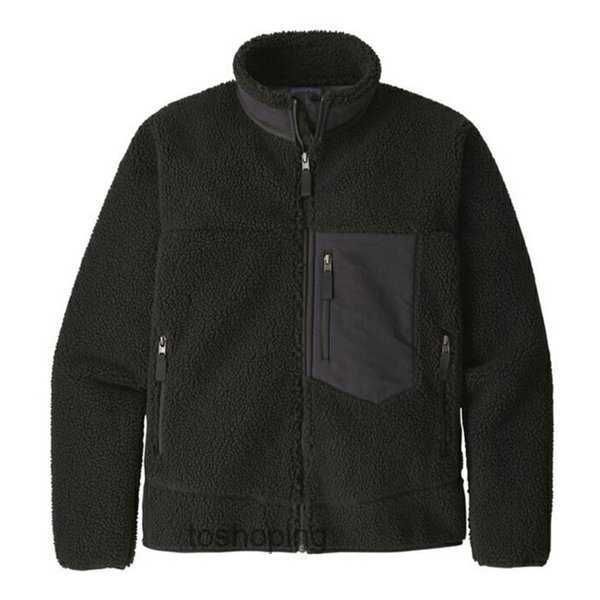 

2023 designer mens pata jacket thick veste giacca warm down classic retro antumn winter couple models lamb cashmere patags fleece coathczg, Black;brown