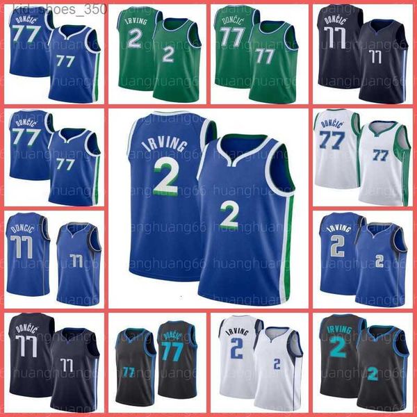 

kyrie irving dalla maverick luka doncic jersey basketball 2 77 2022 city fans shirt green white