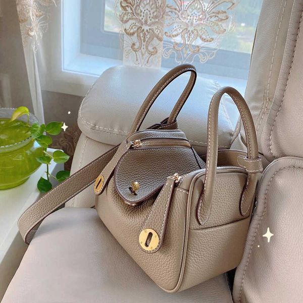 

legal copy 8a herms's lindis bags for sale new handmade wax thread mini bag litchi pattern portable women's single shoulder doctor