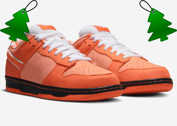 

2023 authentic concepts low orange lobster shoes sb dunks outdoor purple green red blue men women sports sneakers with original size