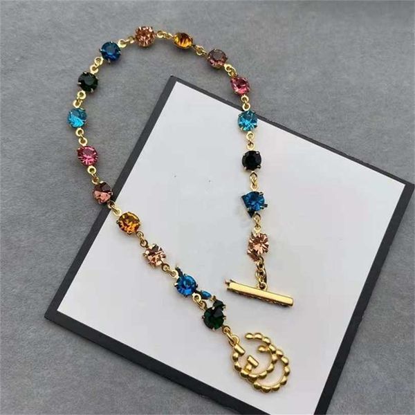 

2023 designer new fashion jewelry color bracelet classic double pendant fashionable and versatile, Black