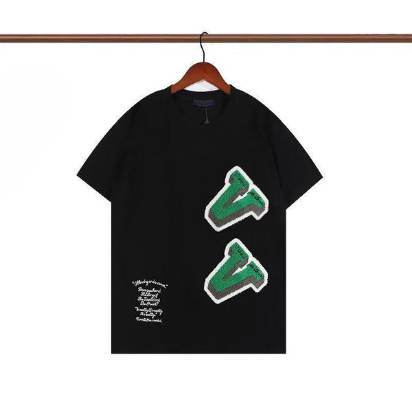 

men's t-shirts 2023 t-shirts designer tees short sleeves luxury clothes summer leisure undershirt breathable printed coats high-quality, White;black