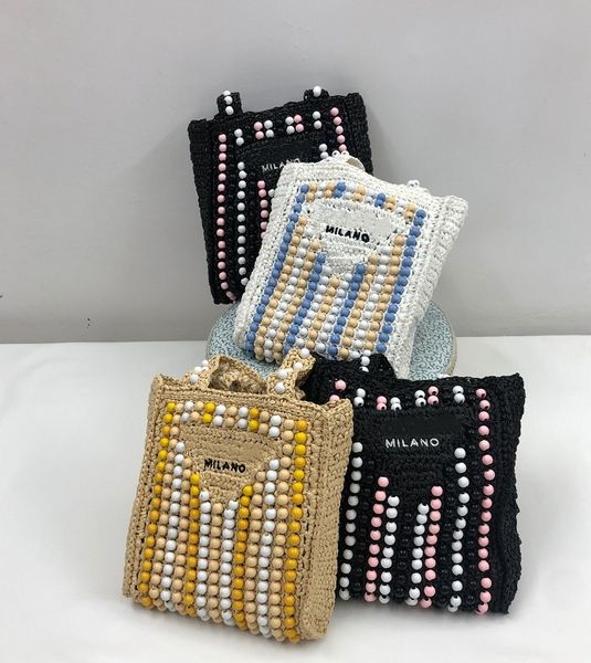 

5a luxury bag designer raffia straw summer women's mens weave beach bags hollow out handbag clutch tote crossbody travel fashion handba