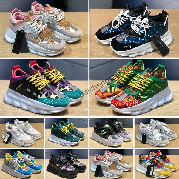 

brand designer sneakers boots casual shoes sneakers suede shoes chain reaction italian reflective triple black white multicolor men's w