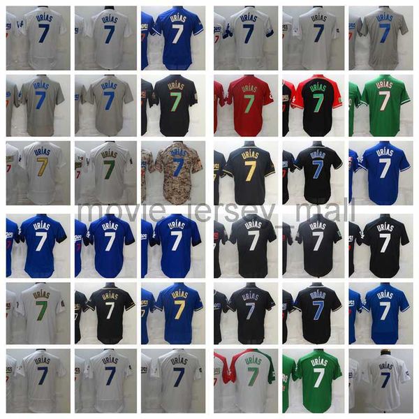 

los angeles 7 julio urias baseball jersey dodgers city blank stitched jerseys men women youth size s--xxxl, Blue;black