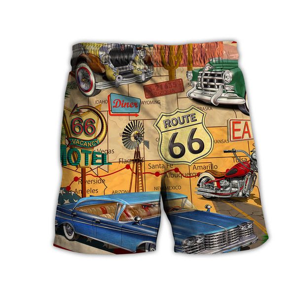 

men's shorts summer men's beach pants large size quick drying thin 5-point printed swimming leisure pattern printed drawstring men, White;black