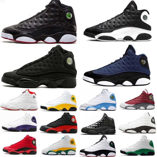 

2023 new 13 13s men basketball shoes university gold hyper royal red flint obsidian black cat court purple reverse atmosphere grey women spo
