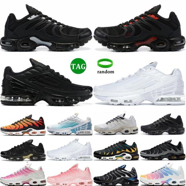 

2023 running shoes men women mens sneakers 3.0 tn terrascape plus tn triple white teal yellow gradients womens sneaker trainer outdoor sport