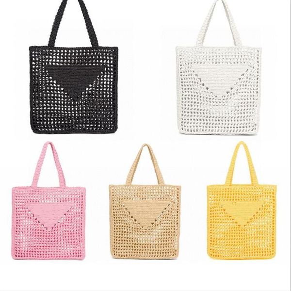

womens knitted totes bags woody tote small medium big women handbag designer handbags luxurys designers bags shoulder crossbody ba239s
