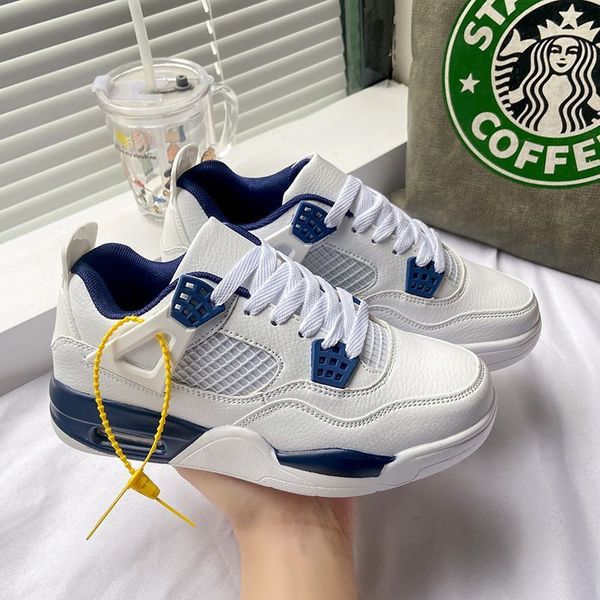 

jumpman 4 basketball shoes 4 black cat men women university blue white oreo sail fire red bred og midnight navy obsidian unc fearless sneake