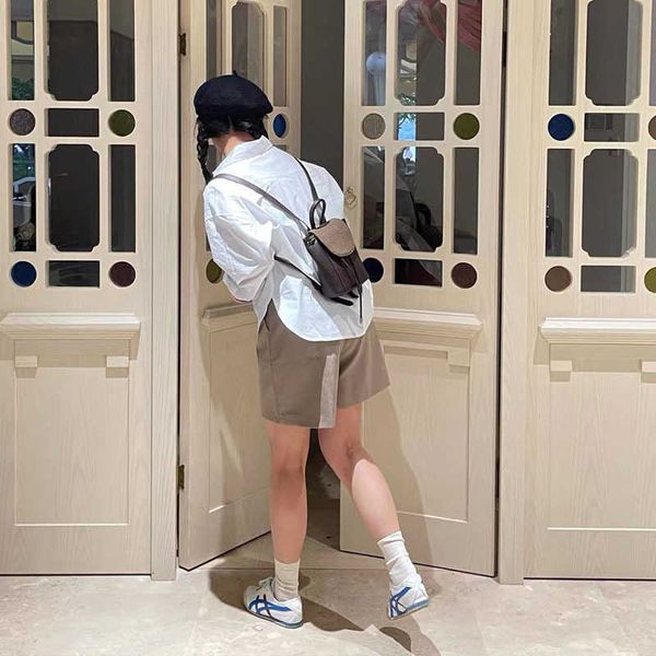 

morom denim backpack women's designer bags commuter bag advanced sense small bag versatile small bag 230301