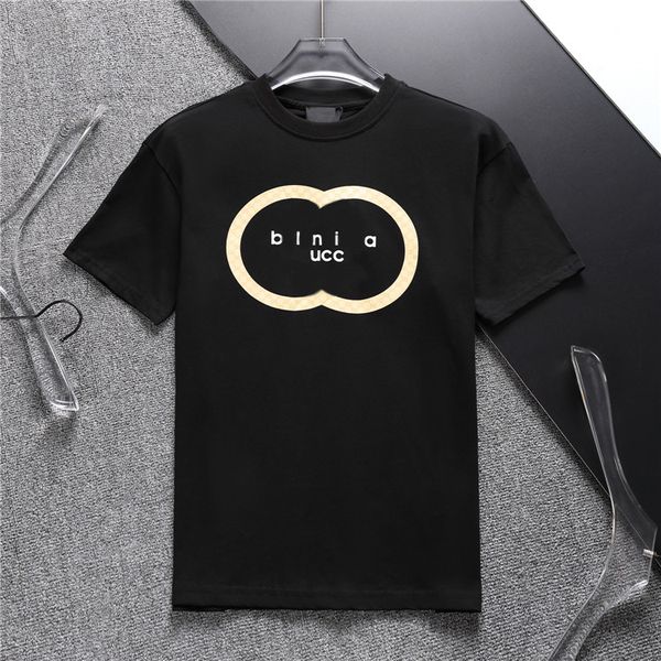 

2023 men's casual summer clothing luxury paris t-shirts for men women designer tees shirt mens streetwear hip hop clothing crew neck ts, White;black