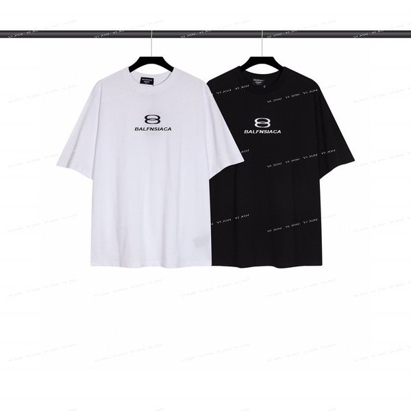 

men's t-shirts designer t shirts men's tees wear summer round neck sweat absorbing short sleeves outdoor breathable cotton printed, White;black