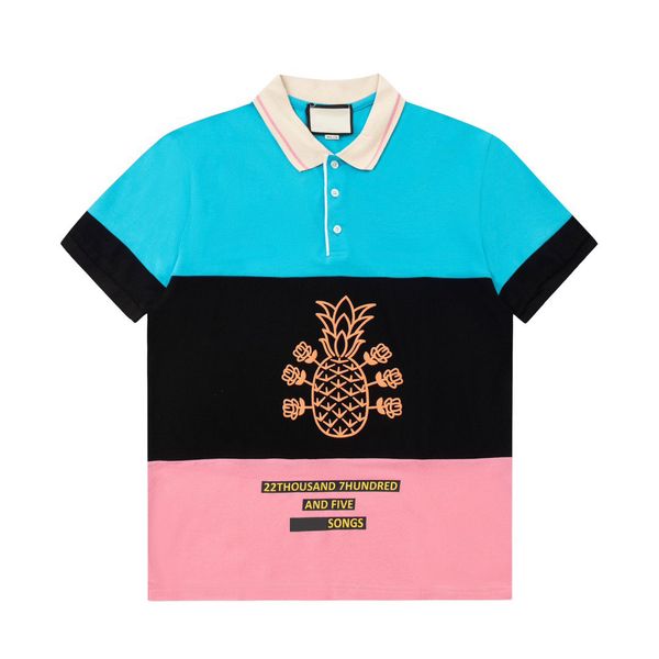 

men's plus tees polos round neck embroidered and printed polar style summer wear with street pure cotton 22fefc, Black;brown