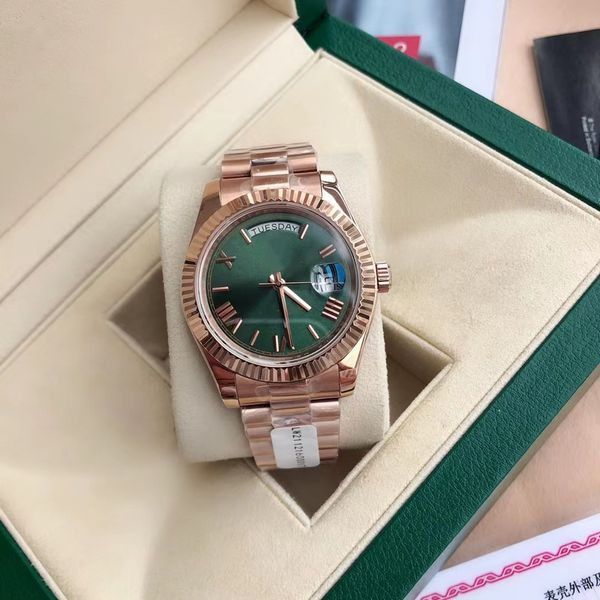 

with original box datejust 41mm watch diamond dial bezel 2813 automatic mens watches steel two tone rose gold jubilee bracelet wristwatches, Slivery;brown