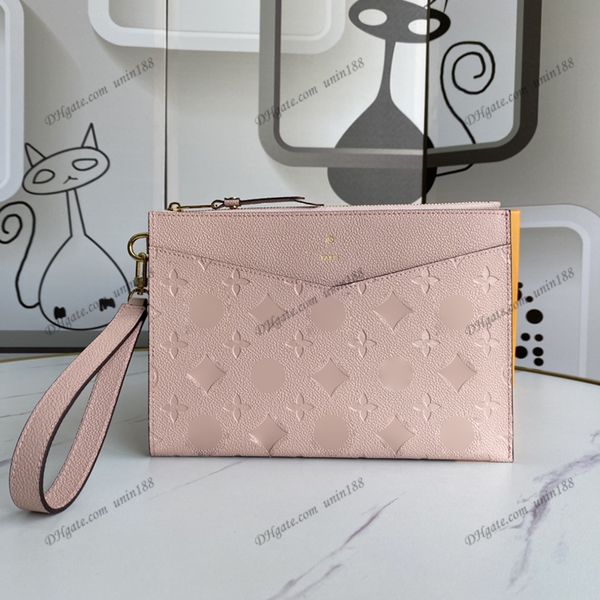 

luxurys designers zippy wallets handbag for womens leather gradient doodle bag ladies travel coin purse pad file bags card holder 23x 20cm, Red;black