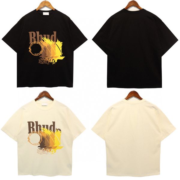 

men's plus tees & polos round neck embroidered and printed polar style summer wear with street pure cotton enh, Black;brown