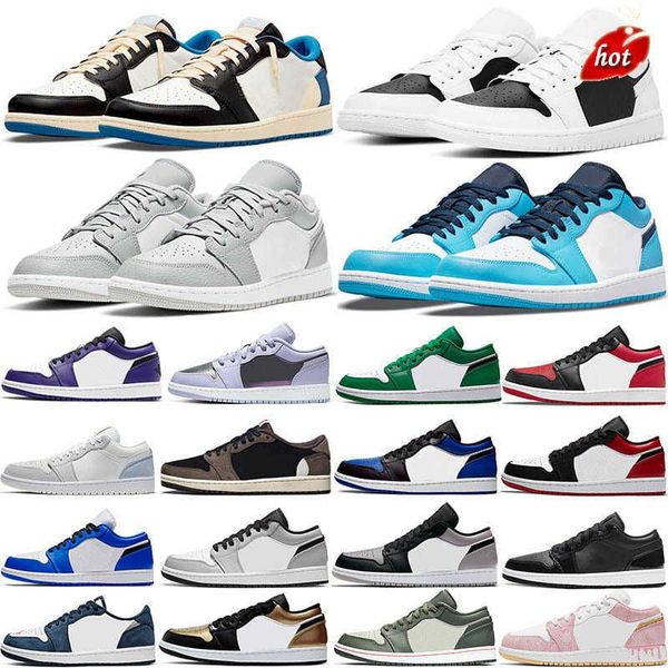 

jumpman 1 men women low basketball shoes og 1s triple white shadow designer university blue unc black bred toe light smoky grey mens1 xjz