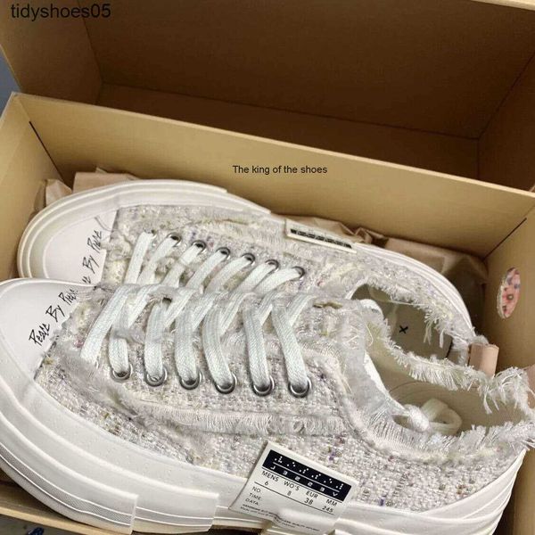 

xvessel shoes roller wu jianhao white pink small fragrant tweed color changing low gang beggar canvas women's shoes on valentine's, Black